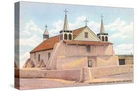 St. Augustine Church, Iselta Pueblo-null-Stretched Canvas