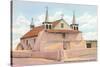 St. Augustine Church, Iselta Pueblo-null-Stretched Canvas