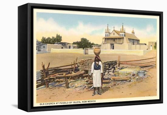 St. Augustine Church, Iselta Pueblo-null-Framed Stretched Canvas