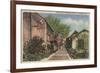 St. Augustine, FL - Aviles St. in Old Spanish Quarter-Lantern Press-Framed Premium Giclee Print