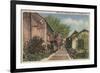 St. Augustine, FL - Aviles St. in Old Spanish Quarter-Lantern Press-Framed Premium Giclee Print