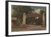 St. Augustine, FL - Fountain of Youth Entrance View-Lantern Press-Framed Art Print