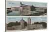 St. Augustine, FL - View of Ft. Marion & City Gates-Lantern Press-Stretched Canvas