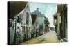 St. Augustine, Florida - Charlotte Street Scene-Lantern Press-Stretched Canvas