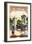 St. Augustine, Florida - City Gates-Lantern Press-Framed Art Print