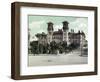 St. Augustine, Florida - Exterior View of Alcazar Hotel-Lantern Press-Framed Art Print