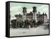 St. Augustine, Florida - Exterior View of Alcazar Hotel-Lantern Press-Framed Stretched Canvas