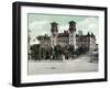 St. Augustine, Florida - Exterior View of Alcazar Hotel-Lantern Press-Framed Art Print