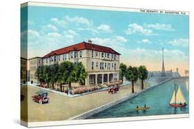 St. Augustine, Florida - Exterior View of the Bennett-Lantern Press-Stretched Canvas