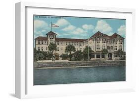 St. Augustine, Florida - Exterior View of the Monson-Lantern Press-Framed Art Print