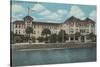 St. Augustine, Florida - Exterior View of the Monson-Lantern Press-Stretched Canvas