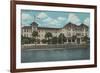 St. Augustine, Florida - Exterior View of the Monson-Lantern Press-Framed Premium Giclee Print