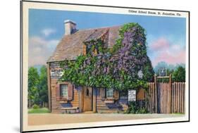 St. Augustine, Florida, Exterior View of the Oldest Schoolhouse-Lantern Press-Mounted Art Print