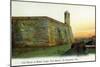 St. Augustine, Florida - Fort Marion Mortar and Watchtower-Lantern Press-Mounted Art Print