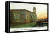 St. Augustine, Florida - Fort Marion Mortar and Watchtower-Lantern Press-Framed Stretched Canvas