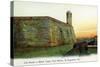 St. Augustine, Florida - Fort Marion Mortar and Watchtower-Lantern Press-Stretched Canvas