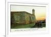 St. Augustine, Florida - Fort Marion Mortar and Watchtower-Lantern Press-Framed Premium Giclee Print