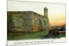 St. Augustine, Florida - Fort Marion Mortar and Watchtower-Lantern Press-Mounted Premium Giclee Print