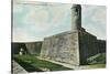 St. Augustine, Florida - Fort Marion Scene-Lantern Press-Stretched Canvas