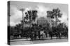 St. Augustine, Florida - Hotel Alcazar Front Entrance View-Lantern Press-Stretched Canvas