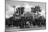 St. Augustine, Florida - Hotel Alcazar Front Entrance View-Lantern Press-Mounted Art Print