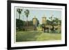 St. Augustine, Florida - Old City Gates View-Lantern Press-Framed Art Print