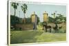 St. Augustine, Florida - Old City Gates View-Lantern Press-Stretched Canvas