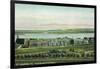 St. Augustine, Florida - Panoramic View of Fort Marion-Lantern Press-Framed Art Print