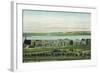 St. Augustine, Florida - Panoramic View of Fort Marion-Lantern Press-Framed Art Print