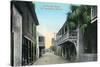 St. Augustine, Florida - St. George Street Scene-Lantern Press-Stretched Canvas