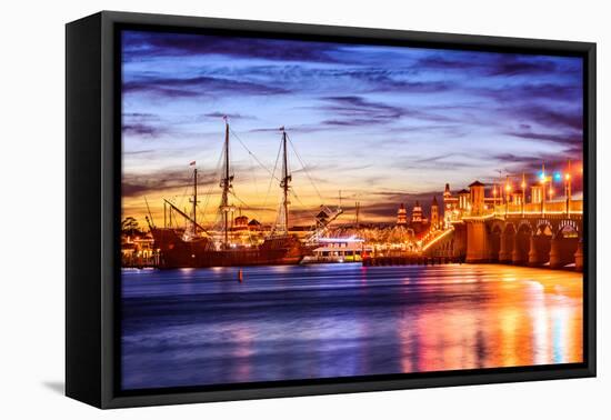 St. Augustine, Florida, Usa.-SeanPavonePhoto-Framed Stretched Canvas