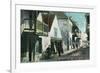 St. Augustine, Florida - View Down Charlotte Street-Lantern Press-Framed Art Print