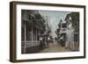 St. Augustine, Florida - View of St. George St. No.1-Lantern Press-Framed Art Print