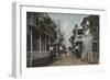 St. Augustine, Florida - View of St. George St. No.1-Lantern Press-Framed Art Print