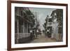 St. Augustine, Florida - View of St. George St. No.1-Lantern Press-Framed Premium Giclee Print