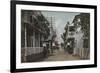 St. Augustine, Florida - View of St. George St. No.1-Lantern Press-Framed Premium Giclee Print