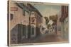 St. Augustine, Florida - View of St. George St. No.2-Lantern Press-Stretched Canvas