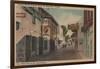 St. Augustine, Florida - View of St. George St. No.2-Lantern Press-Framed Art Print