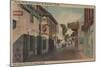 St. Augustine, Florida - View of St. George St. No.2-Lantern Press-Mounted Art Print