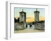 St. Augustine, Florida - View of the Old City Gate-Lantern Press-Framed Art Print