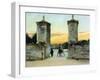 St. Augustine, Florida - View of the Old City Gate-Lantern Press-Framed Art Print