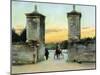 St. Augustine, Florida - View of the Old City Gate-Lantern Press-Mounted Art Print