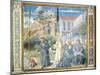 St. Augustine Giving Rule to Monks and Talking to Child Jesus About Holy Trinity-Benozzo Gozzoli-Mounted Giclee Print