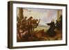 St Augustine Helping the Sick (Oil on Canvas)-Joseph Parrocel-Framed Giclee Print