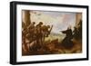 St Augustine Helping the Sick (Oil on Canvas)-Joseph Parrocel-Framed Giclee Print