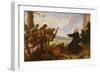 St Augustine Helping the Sick (Oil on Canvas)-Joseph Parrocel-Framed Giclee Print