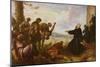 St Augustine Helping the Sick (Oil on Canvas)-Joseph Parrocel-Mounted Giclee Print