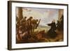 St Augustine Helping the Sick (Oil on Canvas)-Joseph Parrocel-Framed Giclee Print