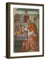 St.Augustine in His Cell, circa 1480-Sandro Botticelli-Framed Giclee Print