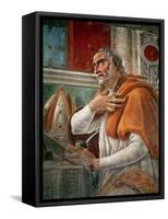 St. Augustine in His Cell, circa 1480-Sandro Botticelli-Framed Stretched Canvas